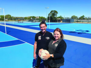 Games on as netball complex opens