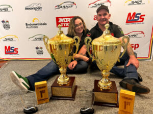 Local rally drivers win big with unique rig