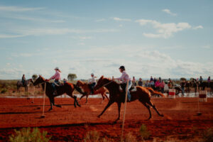 Cowboys brave the mud for the White Cliffs’ buckle