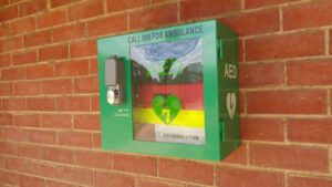 Bank backing heart restarters