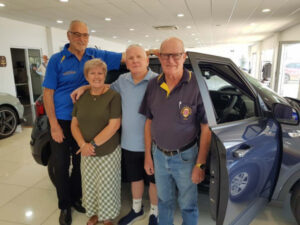 Santa brings new ride for raffle winner