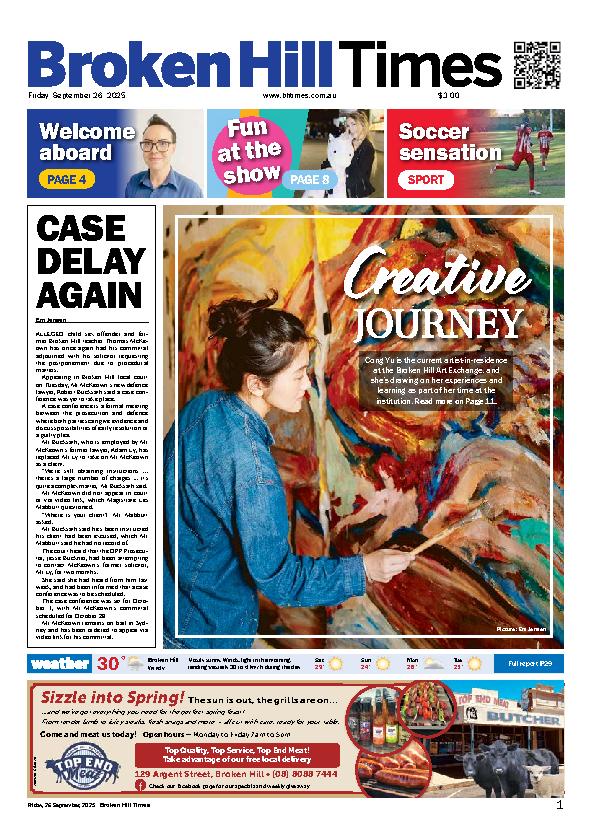 Broken Hill Times – 26th September 2025