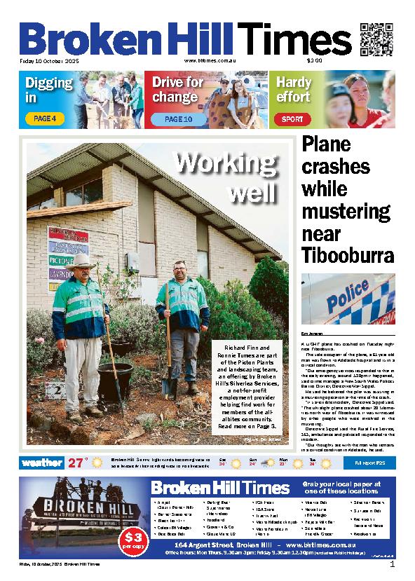 Broken Hill Times – 10th October 2025